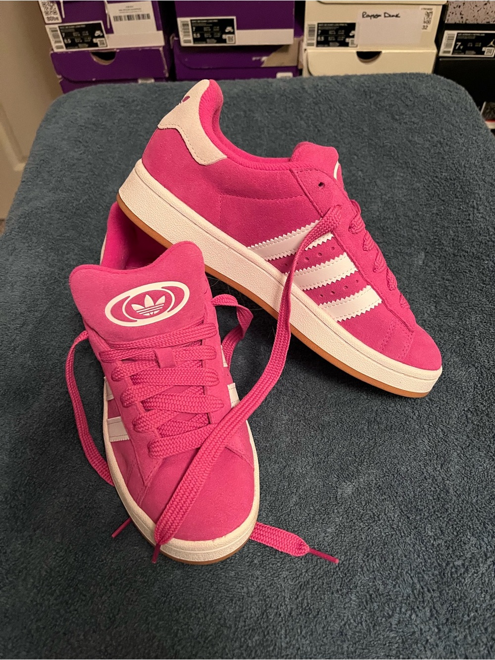 Adidas Campus Women’s Pink Suede Casual Sneakers